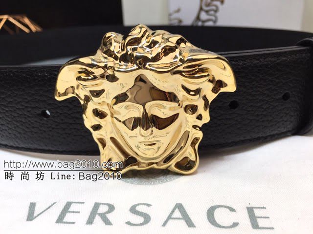VERSVE高端男士皮帶 範思哲Versace美杜莎頭像皮帶  jjp2092